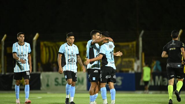 Racing en felicidad pura, por un triunfazo en Madryn por la Primera Nacional.