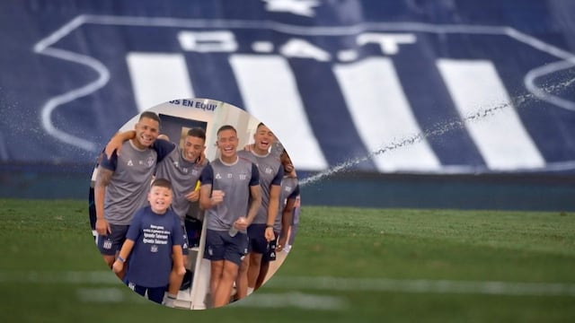El niño de "Aguante Taiere" visitó al plantel de Talleres y el video es tremendo.