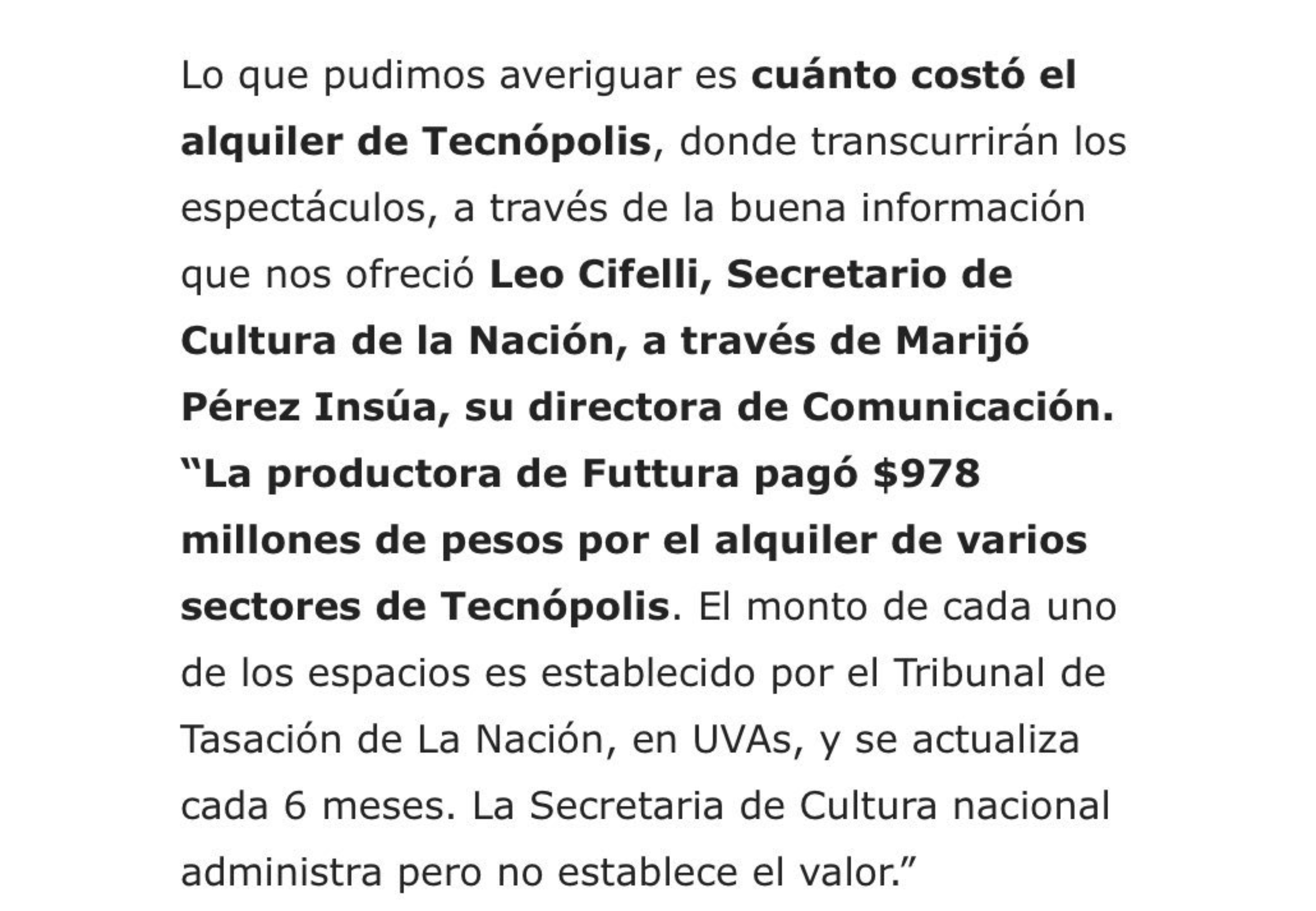 La cifra que circula en las redes.