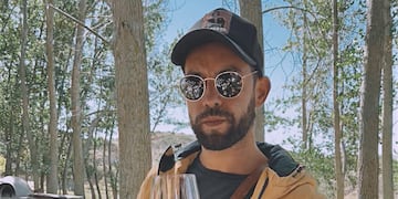 Cachete Sierra disfruta de Mendoza y sus amigos.