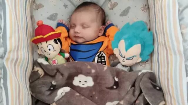 Conocé al bebé que lleva el nombre de dos personajes del animé más tradicionales de la historia.