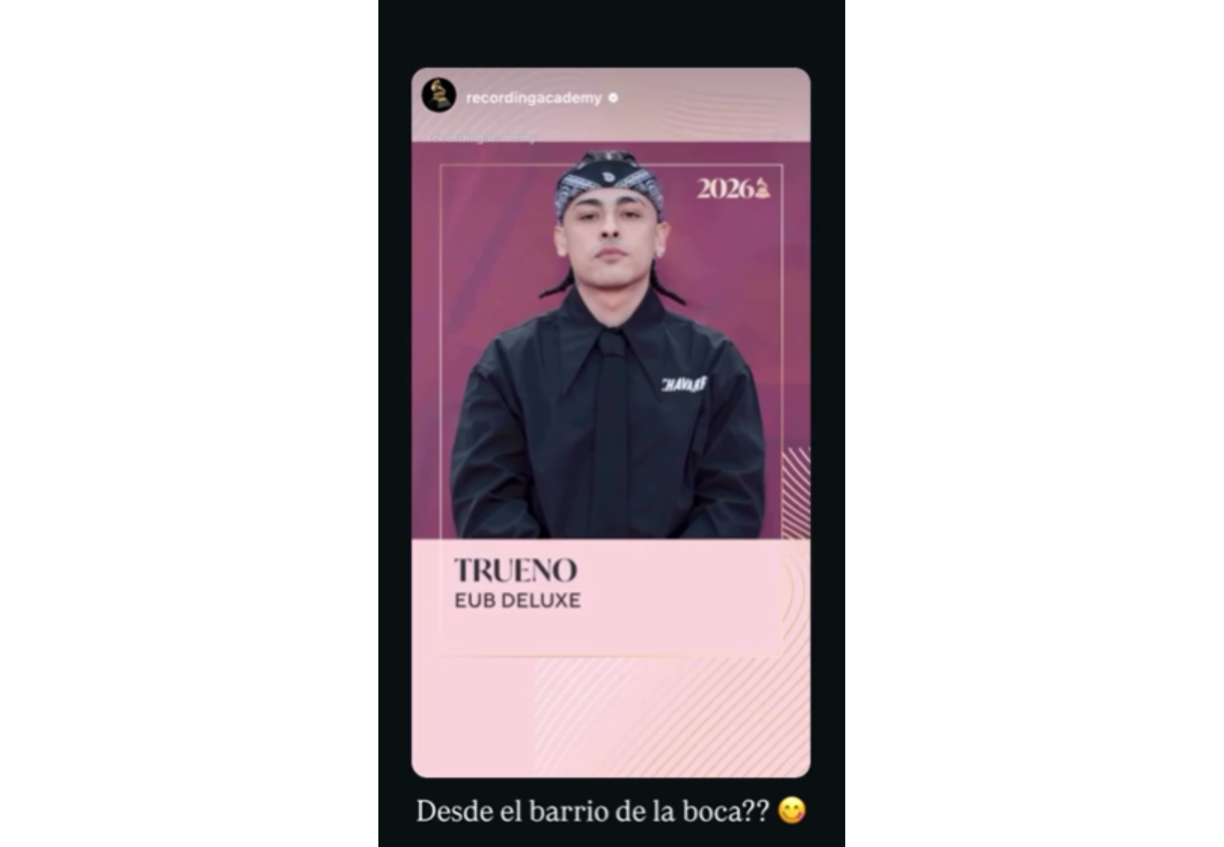 La reacción de Trueno.