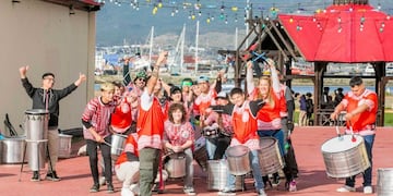 Ushuaia: expresiones de carnaval participaron del ensayo abierto