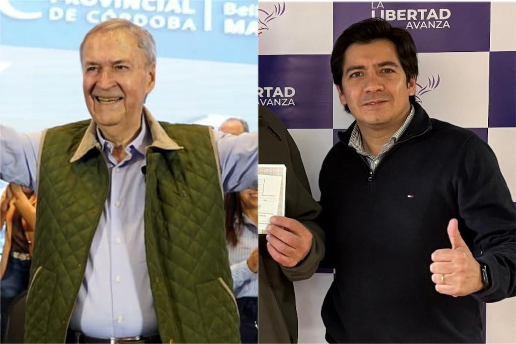 Gonzalo Roca, el candidato bendecido por Javier Milei en Córdoba, llevaría la delantera por sobre Juan Schiaretti.