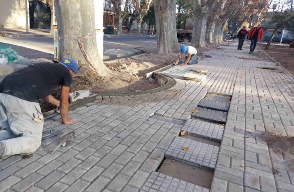 A un año y medio del inicio de las obras, está pronto a concluir la remodelación de la plaza Independencia
