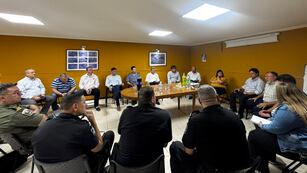 Reunión por animales sueltos en la ruta 19 cerca de Frontera y Josefina