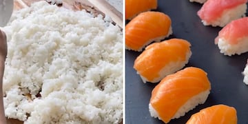 Cómo preparar el arroz de sushi casero.