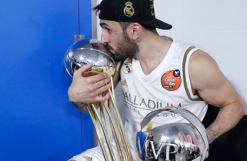 Doble alegría para Campazzo: elegido el mejor jugador de la década en España