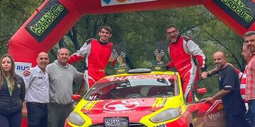 Mario y Nicolás Bruno rally cordobés Arroyito