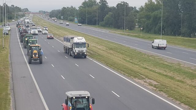 El tractorazo en Córdoba (Nicolás Bravo/LaVoz).