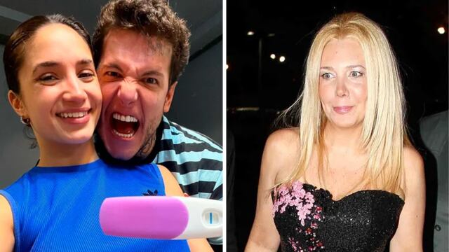 La reacción de Mariana Nannis al conocer que Alex Caniggia y Melody Luz esperan su primer bebé.