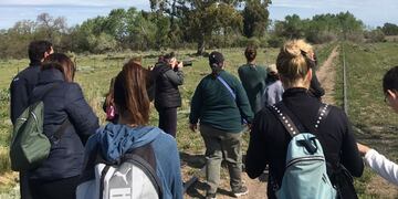Avistaje de aves en el Sitio de la Memoria de los Pueblos Originarios