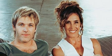 El actor y la artista santafesina hicieron un dueto muy romántico.