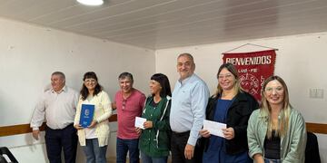 Alcides Calvo se reunió con diferentes instituciones.