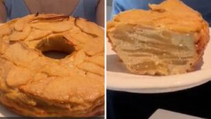 Cómo hacer milhojas de manzanas sin harina y con cuatro ingredientes: el paso a paso