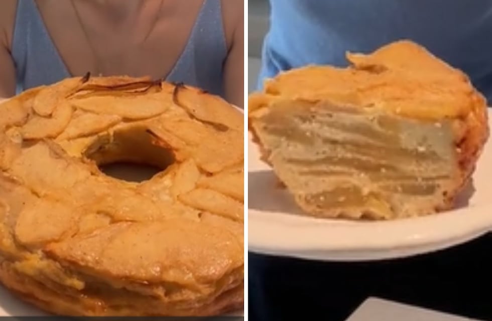 Cómo hacer milhojas de manzanas sin harina y con 4 ingredientes: el paso a paso