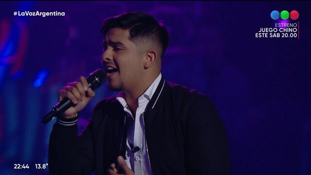 El sanjuanino Elías Muñoz compitió en las batallas, pero no quedó en La Voz Argentina.