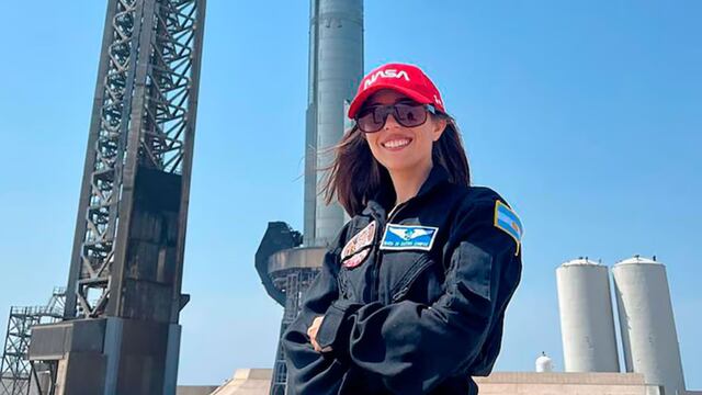 María Noel de Castro Campos sueña con viajar al espacio.