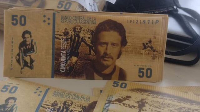 El Aldo Peso, la moneda que usan en Arroyito