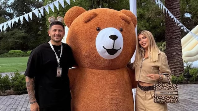 Wanda Nara y Martín Migueles.