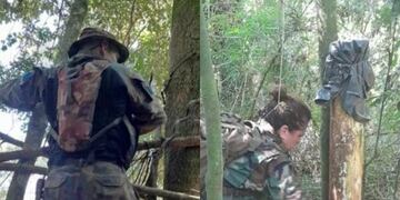 Comandante Andresito: hallan rastros de cazadores furtivos en zona de reserva.
