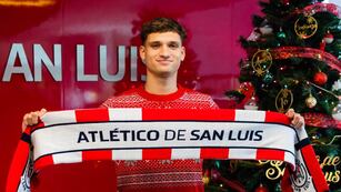 Mateo Klimowicz fue adquirido por el Atlético de San Luis en el fútbol mexicano (AP)