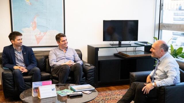 Martín Pérez se reunió con nuevo secretario de Malvinas, Antártida y Atlántico Sur
