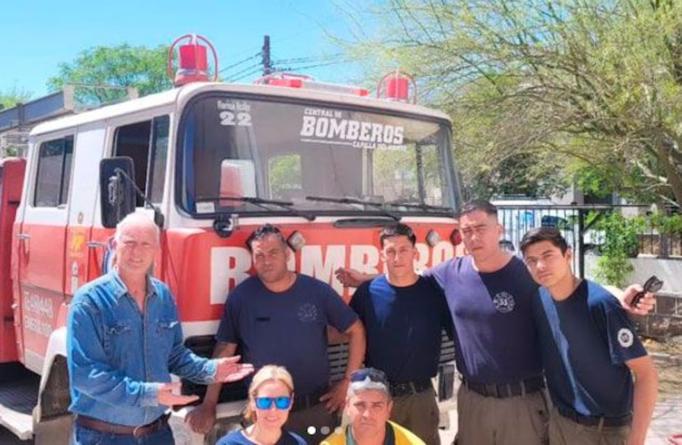 Los bomberos de Capilla del Monte usan una autobomba que tiene 60 años: piden ayuda para renovarla