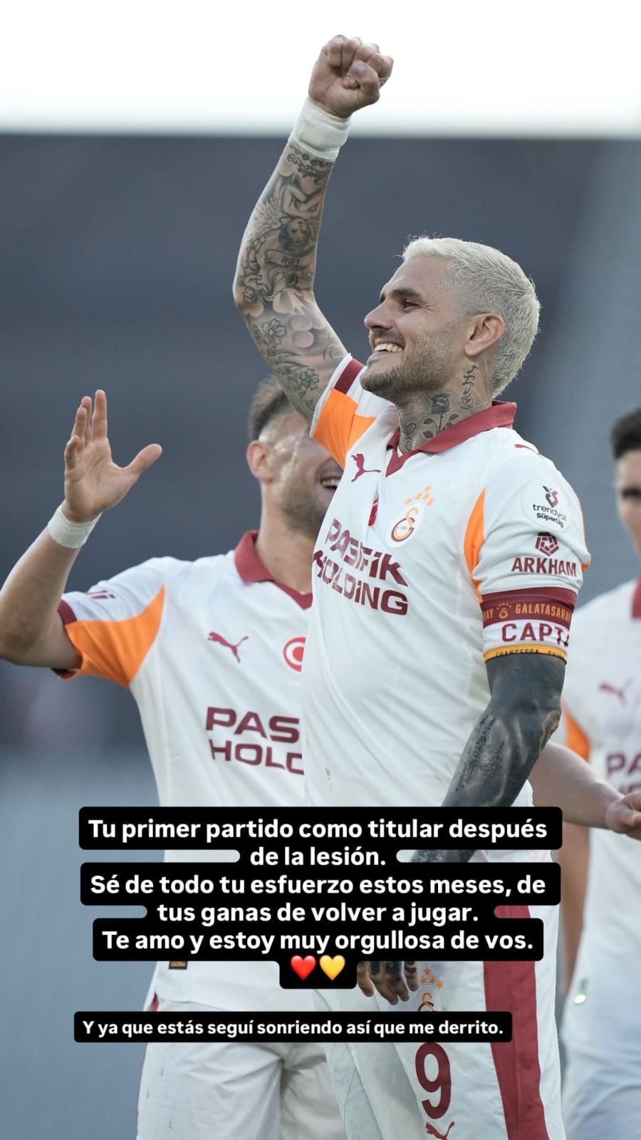 El mensaje de la China Suárez tras el gol de Icardi.