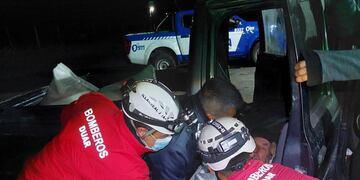 El operativo de rescate. (Policía)