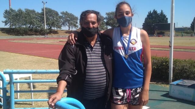 Silvina Ocampos medalla de Oro en Salto Triple
