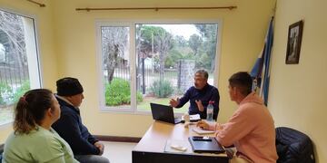 Reuniones del director de Turismo de Tres Arroyos en las localidades del distrito