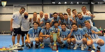 Maximiliano Valdés y Alan Frías se convirtieron en héroes para los amantes del hockey en la Patagonia.