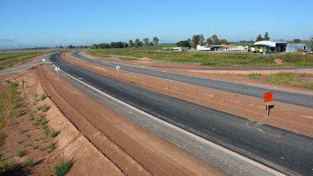 Ruta Nacional 34 - obras en el intercambiador de acceso a Susana
