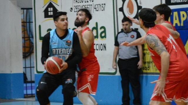 Ateneo recibe a Bahía Basket en el comienzo de los playoff. (Foto: Marcelo Barth).
