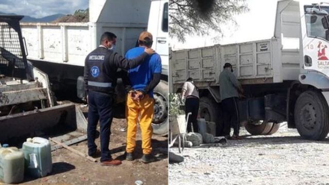 Los empleados municipales extraían combustible y lo revendían