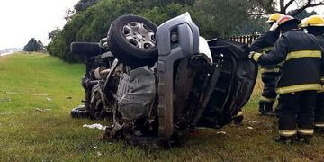 Oscar Astoreca falleció en un accidente en la ruta 2 sobre el kilómetro 163.
