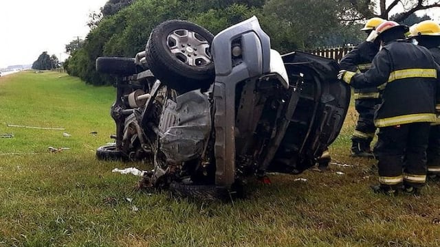 Oscar Astoreca falleció en un accidente en la ruta 2 sobre el kilómetro 163.