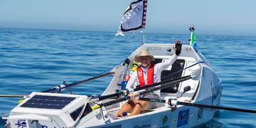 El remero sudafricano Zirk Botha