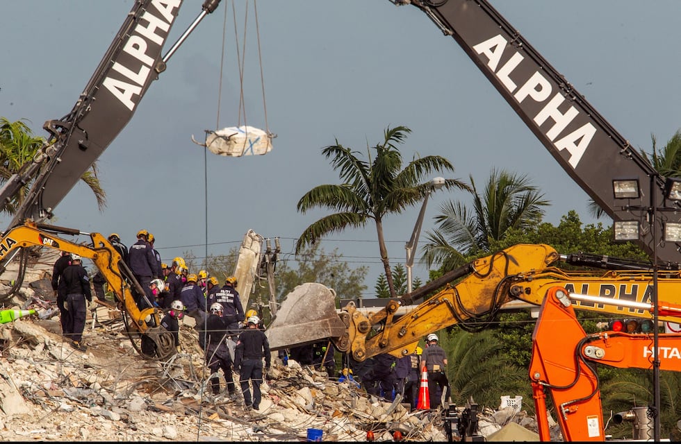Derrumbe en Miami: aumenta a 28 la cifra de muertos confirmados