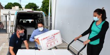 Chaco ya tiene 14.000 vacunas.