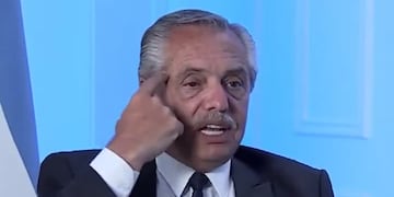 Alberto Fernández elabora la estrategia de cara a las elecciones de octubre. Foto: Captura de video.