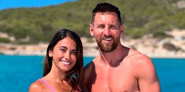 Lionel Messi y Antonela Roccuzzo