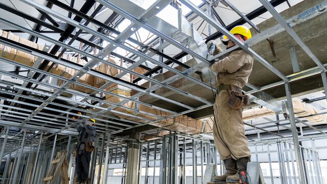 A buen ritmo van los trabajos en la tira 9 del Hospital de Ushuaia
