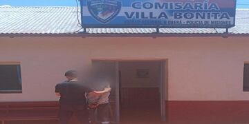 Terminó detenido por robarle dinero a su compañero de trabajo en Villa Bonita.