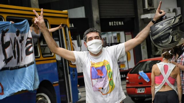 Caravana por el Día de la Militancia en el centro de Rosario