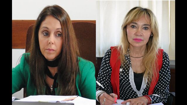 Las juezas Ana Pérez Rojas y María Nallar, integrantes del Tribunal en lo Criminal n° 3 de Jujuy.