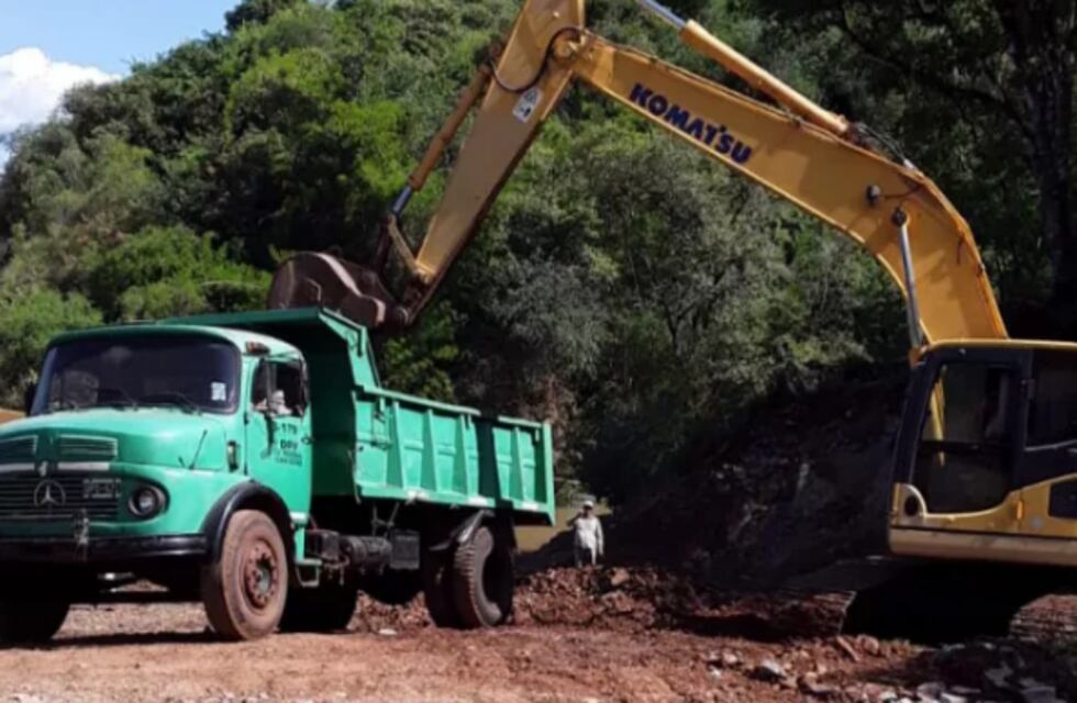 San Pedro: Reparan el puente  del arroyo Fortaleza
