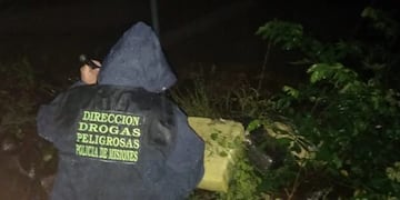 Casi 100 kilogramos de marihuana fueron secuestrados en Candelaria.
