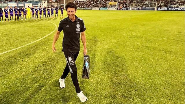 Pablo Aimar fue homenajeado en Río Cuarto.